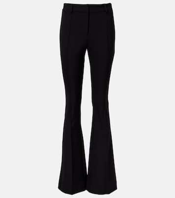 Hibiscus high-rise flared pants | Veronica Beard