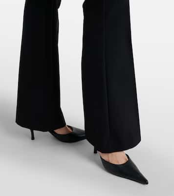 Hibiscus high-rise flared pants | Veronica Beard