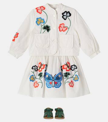 Bonnie embroidered cotton skirt | Molo