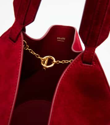 Lotus Mini suede tote bag | Khaite