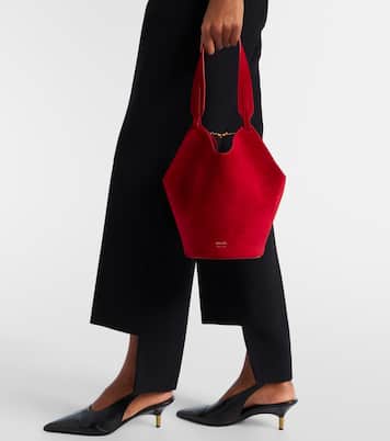 Lotus Mini suede tote bag | Khaite