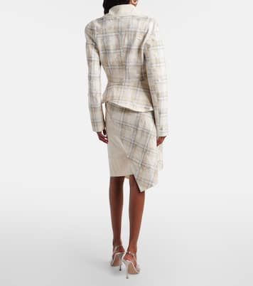 Gonna midi Infinity in cotone a quadri | Vivienne Westwood