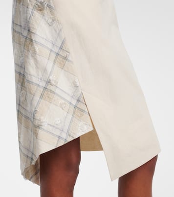 Gonna midi Infinity in cotone a quadri | Vivienne Westwood