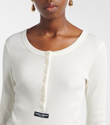 Ribbed cotton sweater | Dolce&Gabbana