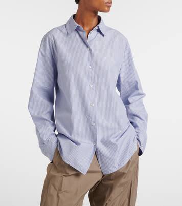 Striped cotton shirt | The Row