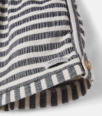 Kaatio striped cotton-blend shorts | Donsje