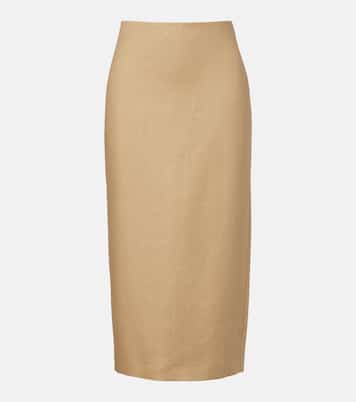 Veranda linen pencil skirt | Max Mara