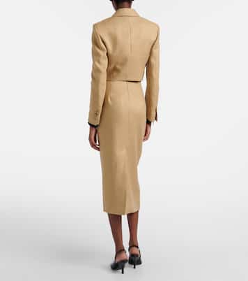 Veranda linen pencil skirt | Max Mara