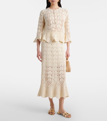 Sandalias Haribalmuflat de piel metalizada | Manolo Blahnik