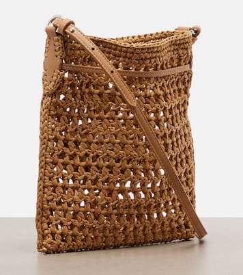 EBL Mini raffia-effect bucket bag | Tod's
