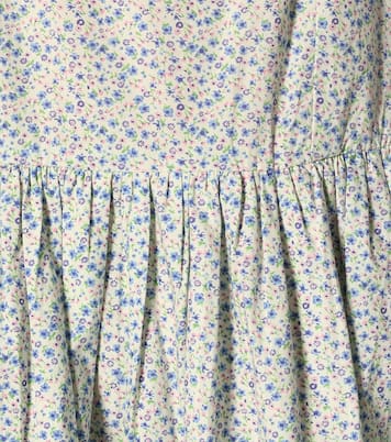 Lais floral cotton-poplin midi dress | LoveShackFancy