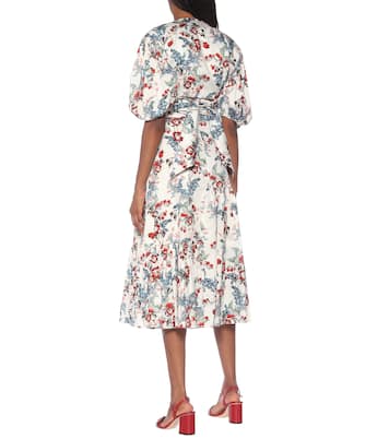 Top Cylenne a stampa in cotone | Erdem