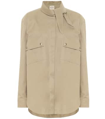 Blusa in twill con lavallière | Tod's