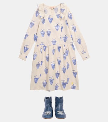 Tortoise printed cotton dress | The Animals Observatory