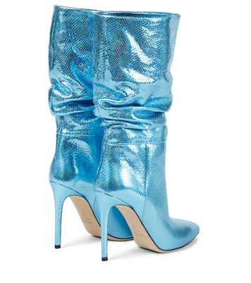 Botas de piel con efecto holográfico | Paris Texas