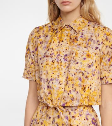 Top Ben en mezcla de algodón floral | Altuzarra