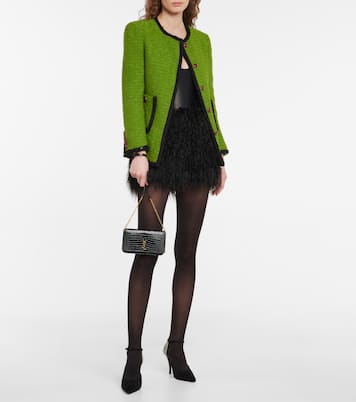 Cassandre leather phone pouch | Saint Laurent