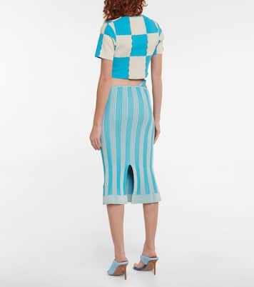 Falda midi La Jupe Gelato a rayas | Jacquemus