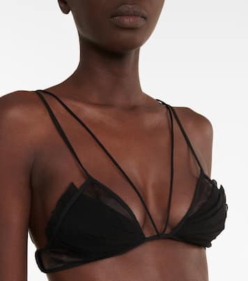 Top de seda semitransparente | Nensi Dojaka