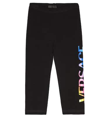 Bébé – Legging imprimé en coton mélangé | Versace Kids
