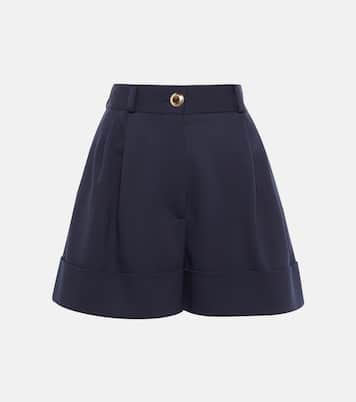 Short ample à taille haute en laine | Miu Miu