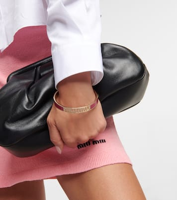 Bracelet en émail à logo | Miu Miu