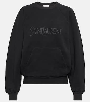 Sudadera de algodón con logo | Saint Laurent