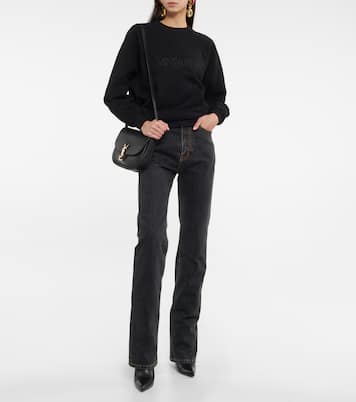 Sudadera de algodón con logo | Saint Laurent