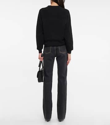 Sudadera de algodón con logo | Saint Laurent