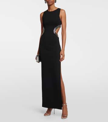 Mirrored Luna cutout maxi dress | Galvan