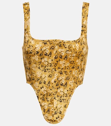 Top a corsetto con stampa | KNWLS