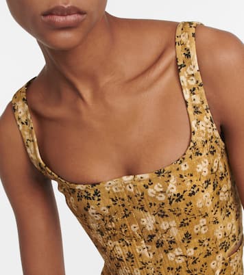 Top a corsetto con stampa | KNWLS
