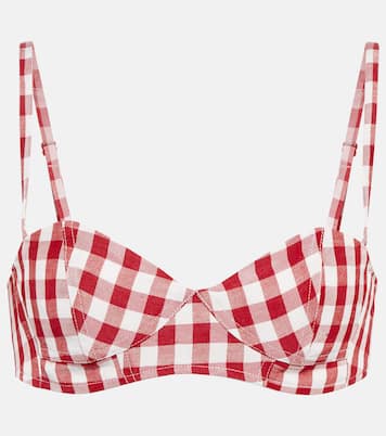 Linen-blend bra top | Acne Studios