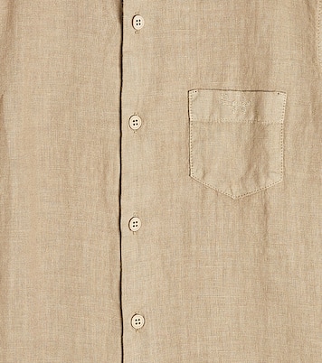 Linen polo shirt | Il Gufo