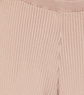 Pantalones de algodón acanalados | Brunello Cucinelli Kids