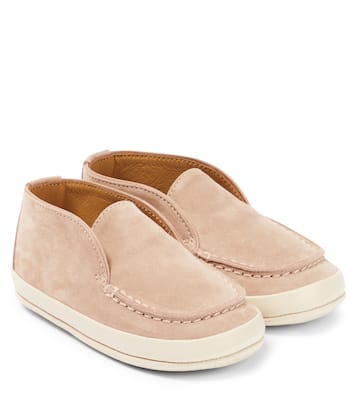Baby Open Walk Chukka booties | Loro Piana Kids
