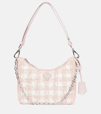 Schultertasche Re-Edition mit Leder | Prada
