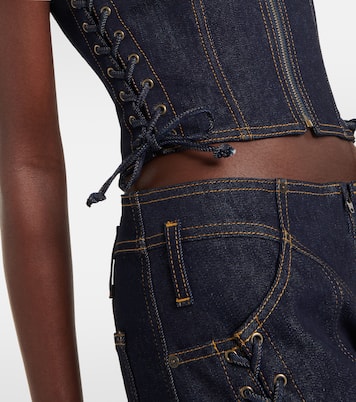 Bustier en jean | Jean Paul Gaultier