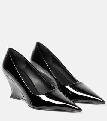 Patent leather wedges | Ferragamo