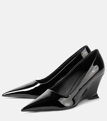 Patent leather wedges | Ferragamo