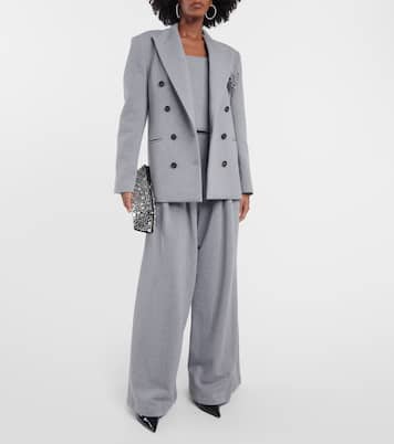 Double-breasted cotton jersey blazer | Giuseppe di Morabito