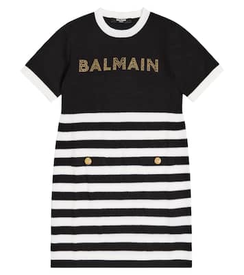 Kleid aus einem Wollgemisch | Balmain Kids