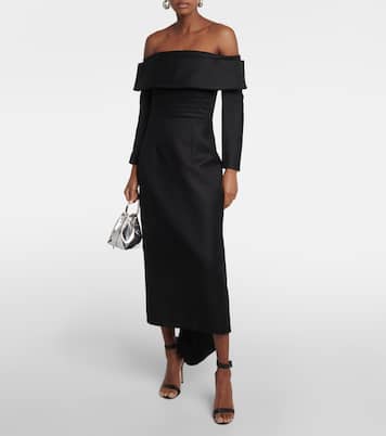 Vestido midi Derika de lana | Emilia Wickstead