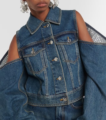 Verzierte Jeansjacke | Area