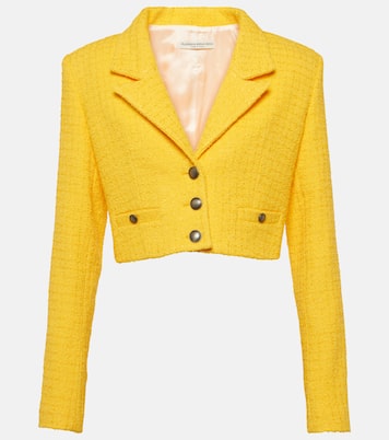 Cropped bouclé tweed blazer | Alessandra Rich