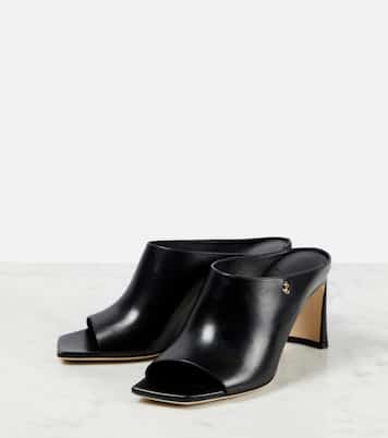 Pantoletten Kinley 75 aus Leder | Jimmy Choo