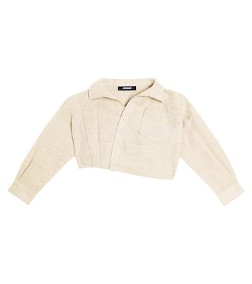 Top La Chemise Mejean de algodón y lino | Jacquemus Enfant