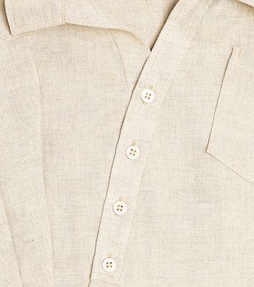 Top La Chemise Mejean de algodón y lino | Jacquemus Enfant