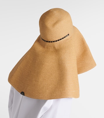 Capeline straw cloche hat | Alaïa
