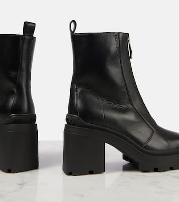 Ankle Boots Eugenie 80 aus Leder | Jimmy Choo
